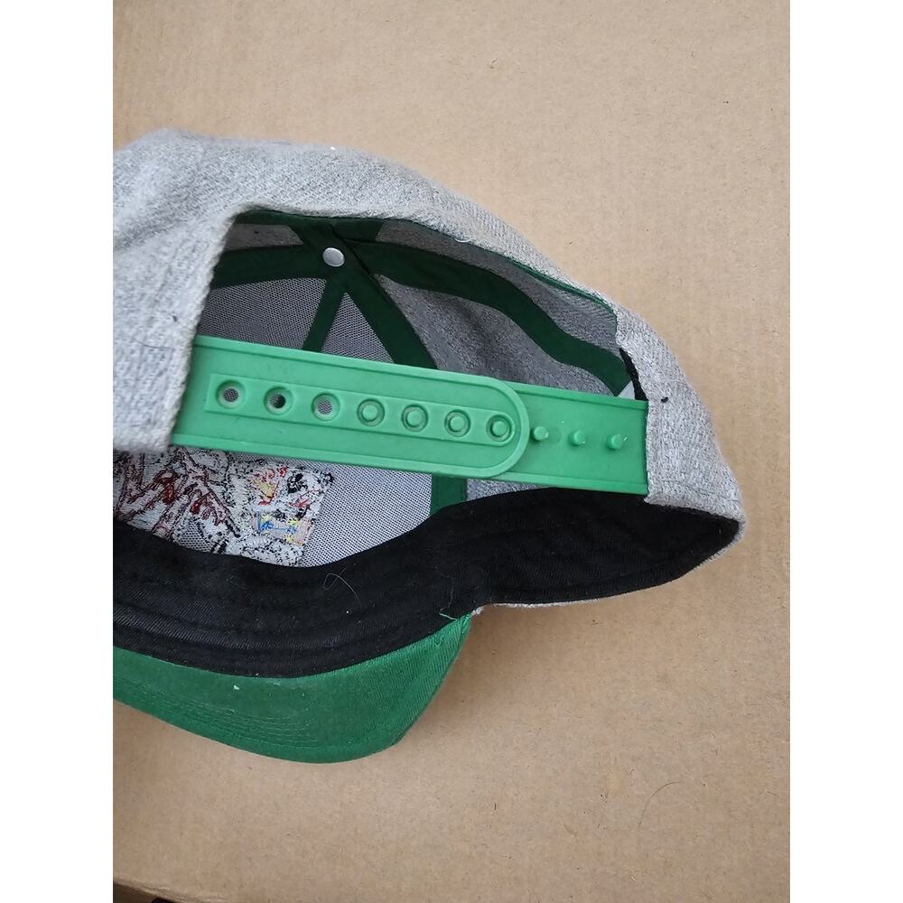 Vintage MTV Music Television Snapback Hat – Gray with Green Bill – Adjustable - Picture 6 of 7